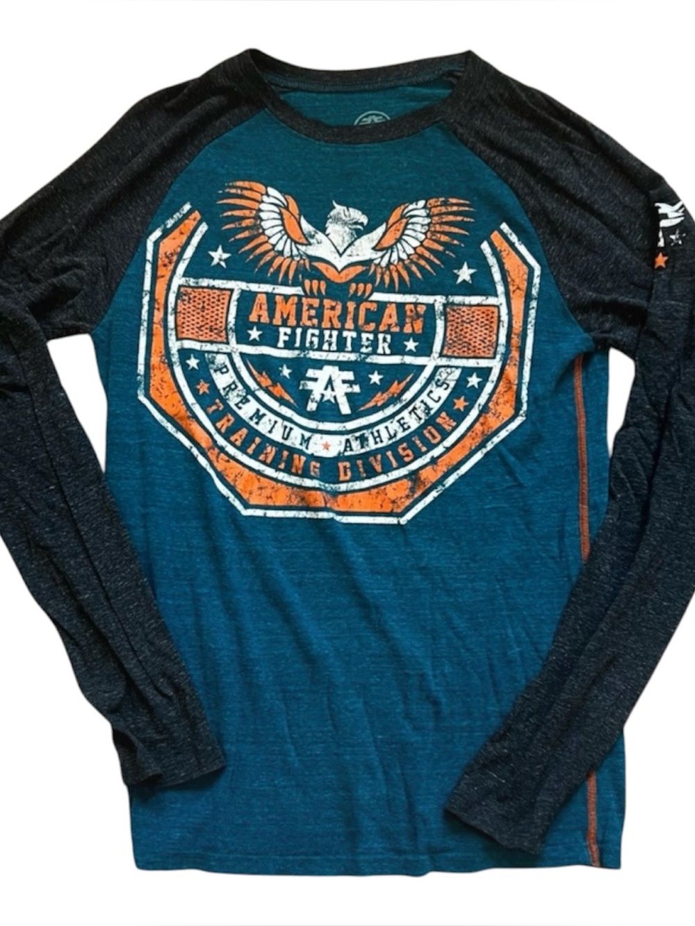 American Fighter Buckle Long Sleeve T-Shirt Size Small